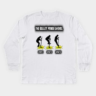 Begley Power Shovel Kids Long Sleeve T-Shirt